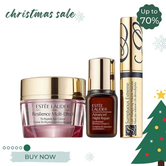 Estee Lauder Beautiful Eyes Smooth + Glow 3-Pcs Set/New with Box - Picture 1 of 7